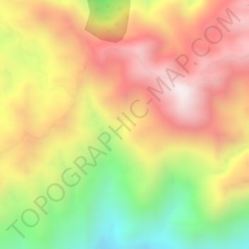 Mappa topografica Galapagos, altitudine, rilievo