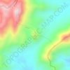 Mappa topografica Mount Edith, altitudine, rilievo