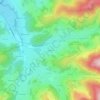 Mappa topografica Velupaire, altitudine, rilievo