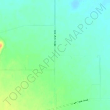 Mappa topografica Chilly, altitudine, rilievo