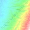 Mappa topografica Tiguib, altitudine, rilievo