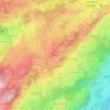 Mappa topografica Buflingsried, altitudine, rilievo
