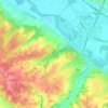 Mappa topografica La Moricette, altitudine, rilievo