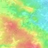 Mappa topografica Berlouze, altitudine, rilievo