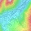 Mappa topografica Gad, altitudine, rilievo