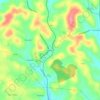 Mappa topografica Alverton, altitudine, rilievo
