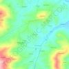 Mappa topografica Marrocchi, altitudine, rilievo