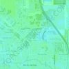 Mappa topografica Hawthorne, altitudine, rilievo