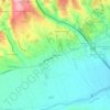 Mappa topografica Pagliare, altitudine, rilievo