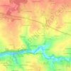 Mappa topografica La Poissonnière, altitudine, rilievo