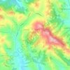 Mappa topografica Vezzolano, altitudine, rilievo