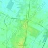 Mappa topografica Funo di Argelato, altitudine, rilievo