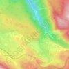Mappa topografica Portella, altitudine, rilievo
