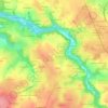 Mappa topografica Le Bignon, altitudine, rilievo