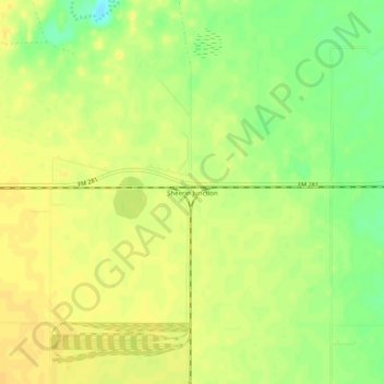 Mappa topografica Sheerin Junction, altitudine, rilievo