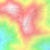 Mappa topografica Pico Duarte, altitudine, rilievo