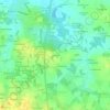 Mappa topografica Mon Idée, altitudine, rilievo