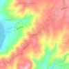 Mappa topografica Balele, altitudine, rilievo