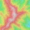 Mappa topografica 郭家山, altitudine, rilievo