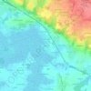 Mappa topografica La Porte, altitudine, rilievo