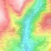 Mappa topografica Poutaz, altitudine, rilievo