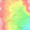 Mappa topografica Huallhuas, altitudine, rilievo