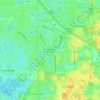 Mappa topografica Orange Blossom Hills South, altitudine, rilievo