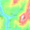 Mappa topografica Ocamonte, altitudine, rilievo