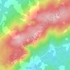 Mappa topografica Bloomfield Ridge, altitudine, rilievo
