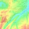 Mappa topografica Les Tilets, altitudine, rilievo