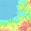 Mappa topografica Iligan, altitudine, rilievo
