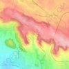 Mappa topografica Les Figons, altitudine, rilievo