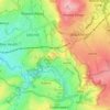Mappa topografica High Haden, altitudine, rilievo