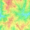 Mappa topografica Summerwoods, altitudine, rilievo