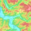 Mappa topografica Butts, altitudine, rilievo