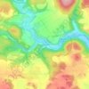 Mappa topografica Wasserstetten, altitudine, rilievo