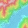 Mappa topografica Vignola, altitudine, rilievo