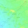 Mappa topografica Cruce La Zenaida, altitudine, rilievo
