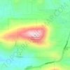 Mappa topografica Woodson Mountain, altitudine, rilievo