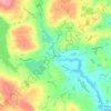 Mappa topografica Manchaug, altitudine, rilievo