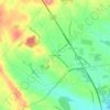 Mappa topografica Spinnerstown, altitudine, rilievo