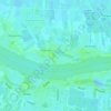 Mappa topografica Herwijnense Bovenwaard, altitudine, rilievo