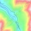 Mappa topografica Salto del Soldado, altitudine, rilievo