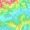 Mappa topografica Monsagrati, altitudine, rilievo