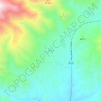 Mappa topografica Kısıklı, altitudine, rilievo