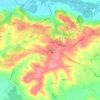 Mappa topografica Bibe, altitudine, rilievo
