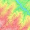 Mappa topografica Le Peux, altitudine, rilievo
