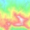 Mappa topografica Pitayo, altitudine, rilievo