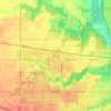 Mappa topografica Ontario, altitudine, rilievo