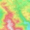 Mappa topografica Hameau Pra Bataglier, altitudine, rilievo